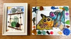 シーグラスを使って